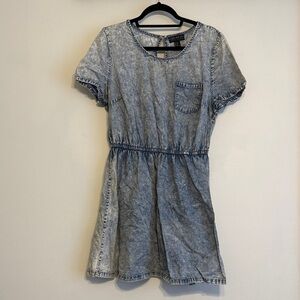Denim Short Sleeve Dress